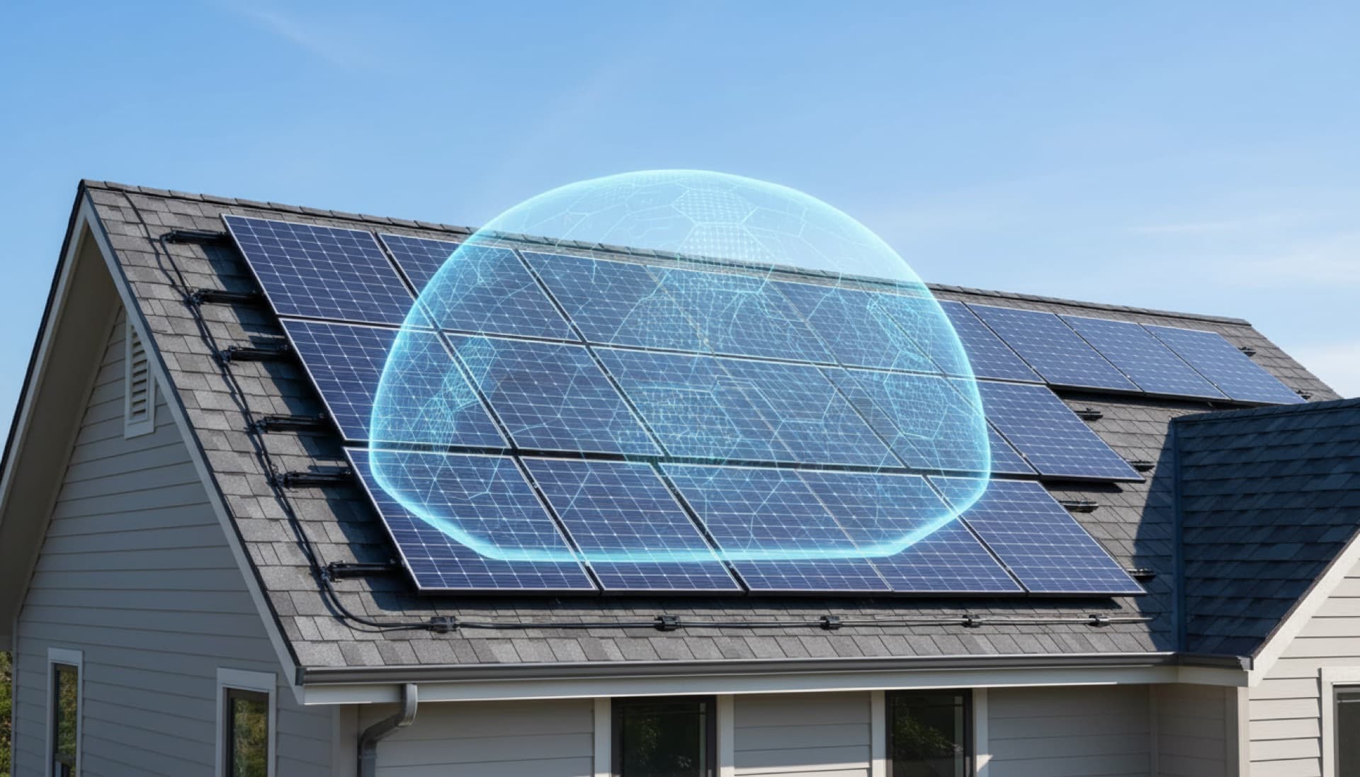 Professional solar panel installation with warranty protection