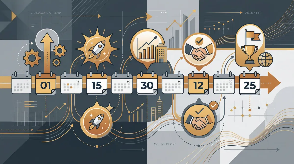 Timeline of solar tariff events and price increases in 2026 showing January tariffs, April China VAT, and July FEOC deadline