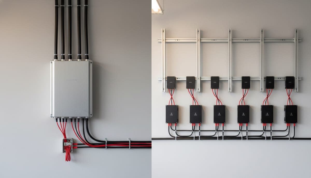 String inverter vs microinverter comparison for solar installations