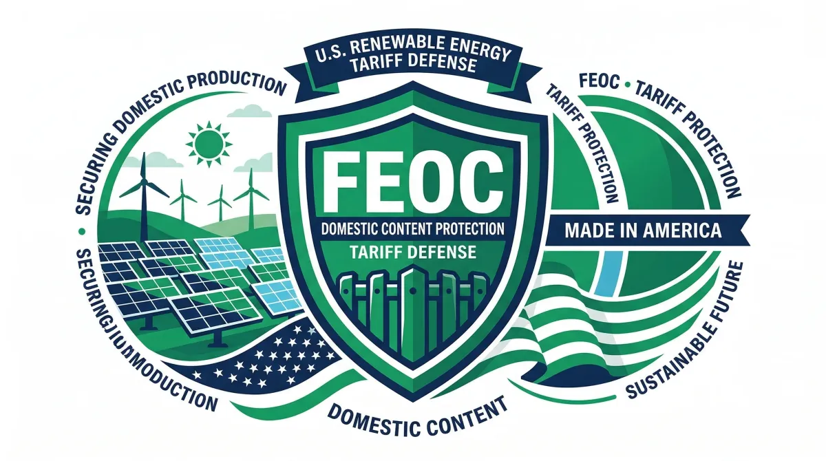 FEOC compliant solar panels protected from tariff impact