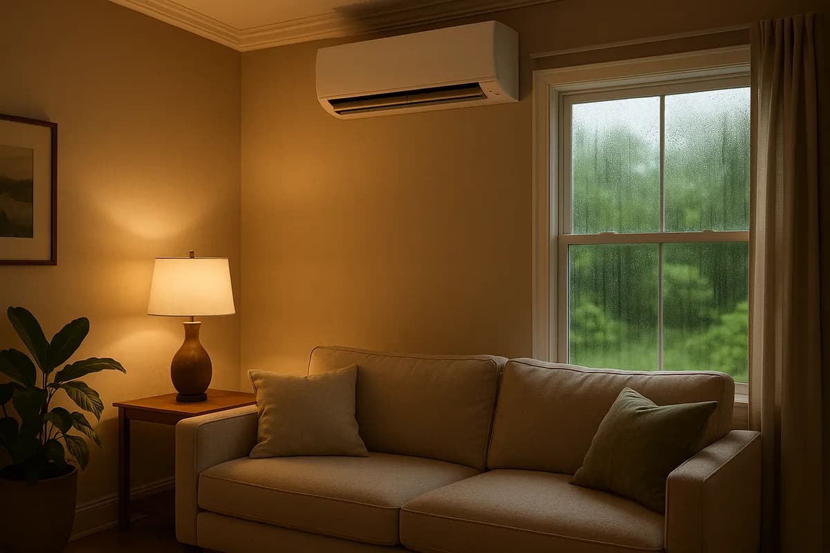 Heat pump dehumidification in a humid Texas home