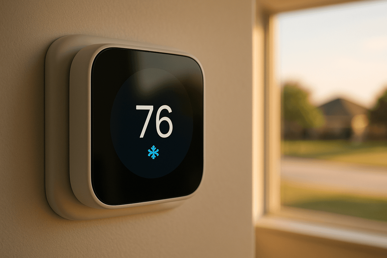 Smart thermostat optimized for Texas heat pump settings
