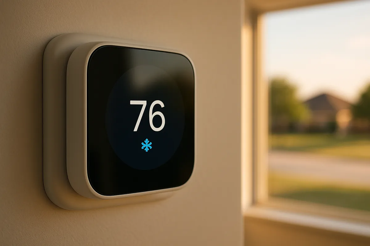 Smart thermostat optimized for Texas heat pump settings