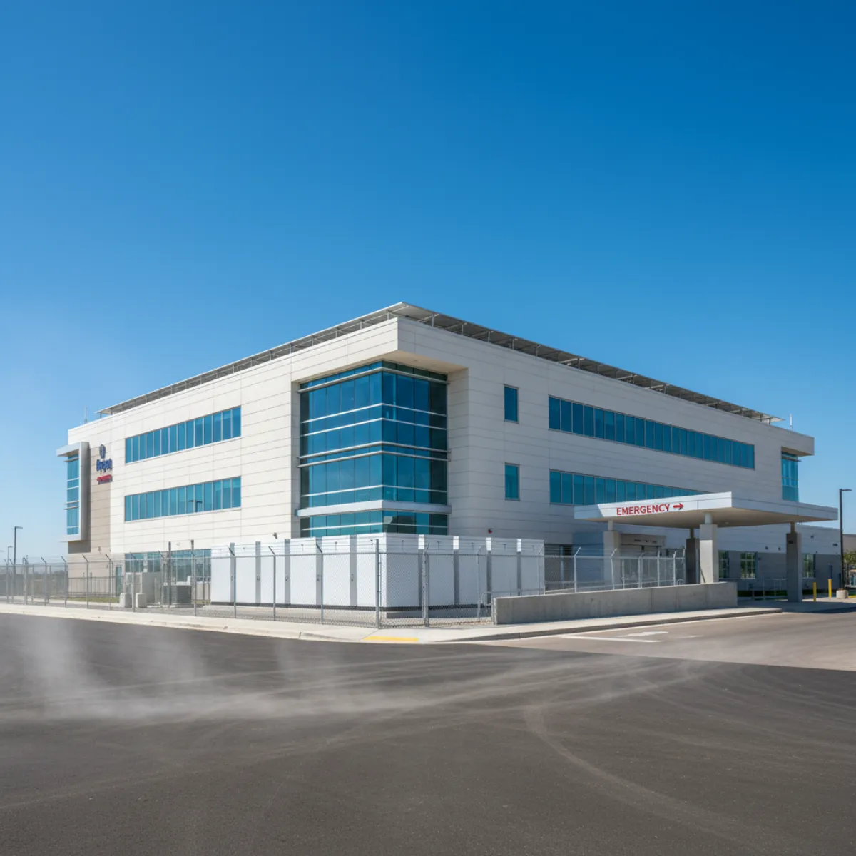 Texas critical facility with solar panels, battery storage, and backup generator — TBPP program