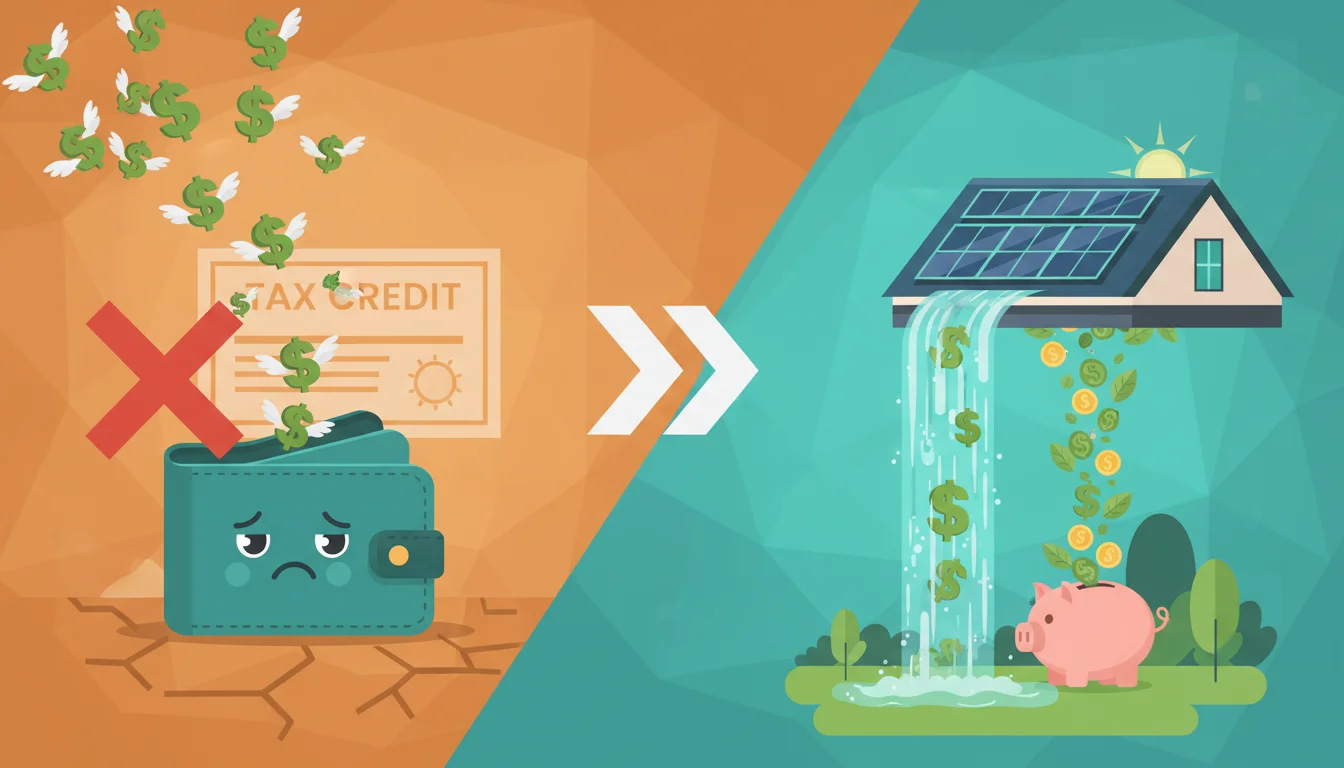 Solar panels on residential roof — why leasing wins in 2026 after the tax credit expired