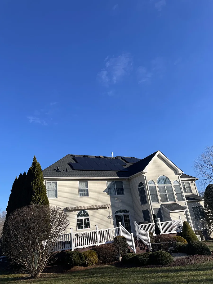 Solar installation in Holmdel, NJ