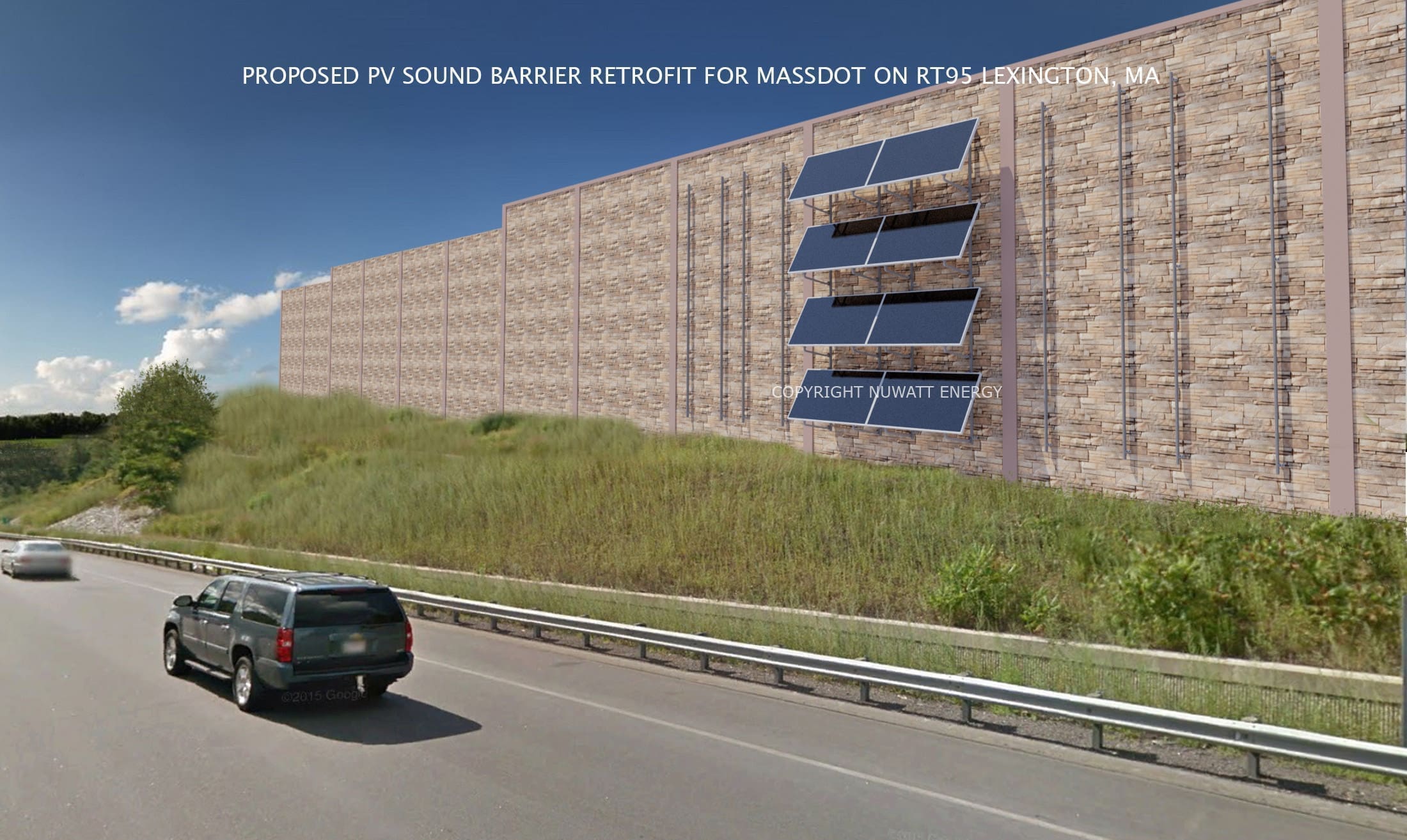 Solar PV Noise Barrier Wall