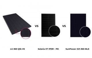 LG Solar vs Solaria vs SunPower